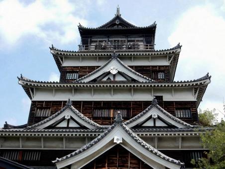 【風景写真】広島城が見える風景の写真