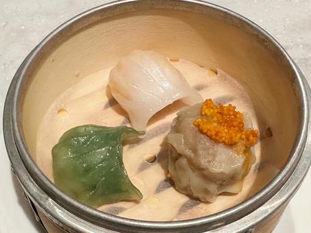 点心 点心,焼売,翡翠餃子の写真素材