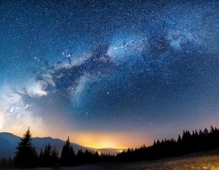 満点の星空 満点の星空の写真