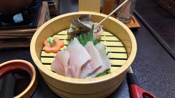 鮎の刺身 鮎,刺身,食事の写真素材