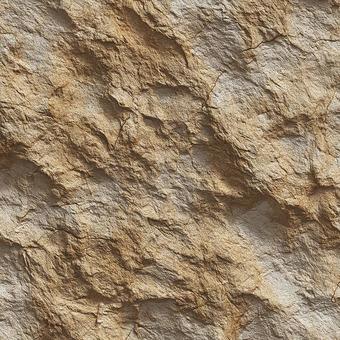 自然なひび割れが特徴的な岩肌 自然なひび割れが特徴的な岩肌の写真