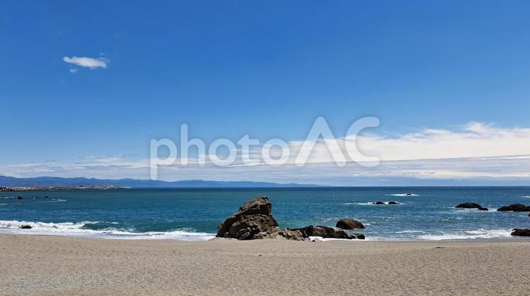 高知　桂浜 海,夏,桂浜の写真素材