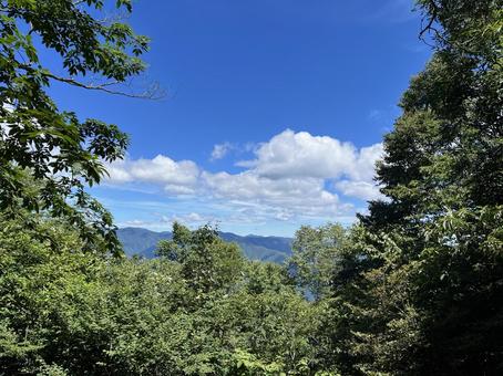 三頭山からの景色 三頭山からの景色 登山,ハイキング,森林浴の写真素材