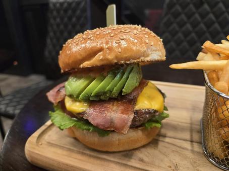 Lunch: Avocado burger, JPG Lunch: Avocado burger, JPG