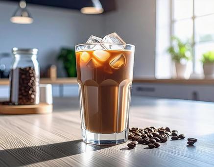 アイスコーヒーのイメージ アイスコーヒーのイメージの写真