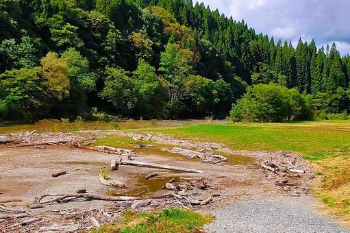 2025年10月の里山6 山間部,川原,河川敷の写真素材