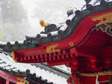灯りが並ぶ旅館の廊下 旅館,日本,廊下の写真素材