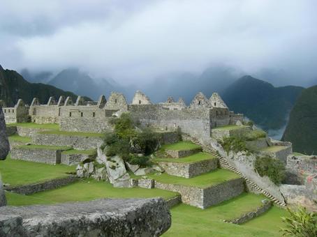 天空のインカ遺跡・マチュピチュ マチュピチュ,machupicchu,世界遺産の写真素材