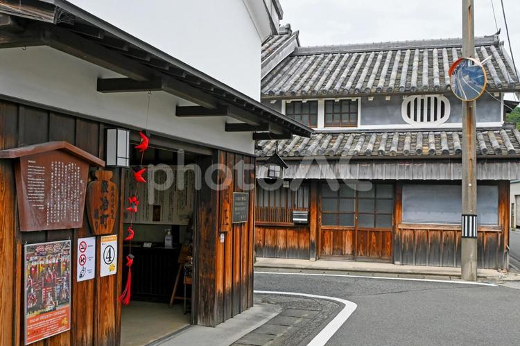和歌山・湯浅町伝統的建造物群保存地区 湯浅,湯浅町,北町通りの写真素材