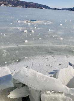 氷の湖 氷の湖 湖,氷,風景の写真素材