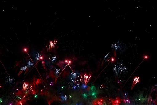 釈迦堂川の花火2025_05の写真