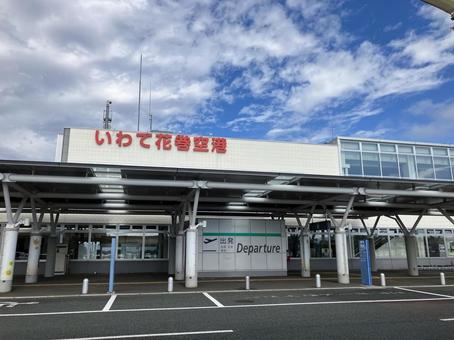 いわて花巻空港 いわて花巻空港 花巻空港,空港,空の写真素材