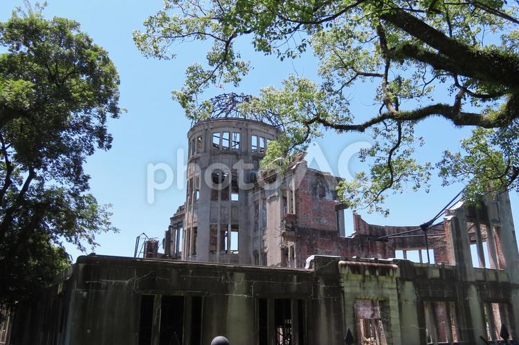 世界文化遺産原爆ドーム 原爆ドーム,原爆,世界文化遺産の写真素材