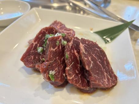 焼肉_ハラミ 焼肉,ハラミ,肉の写真素材