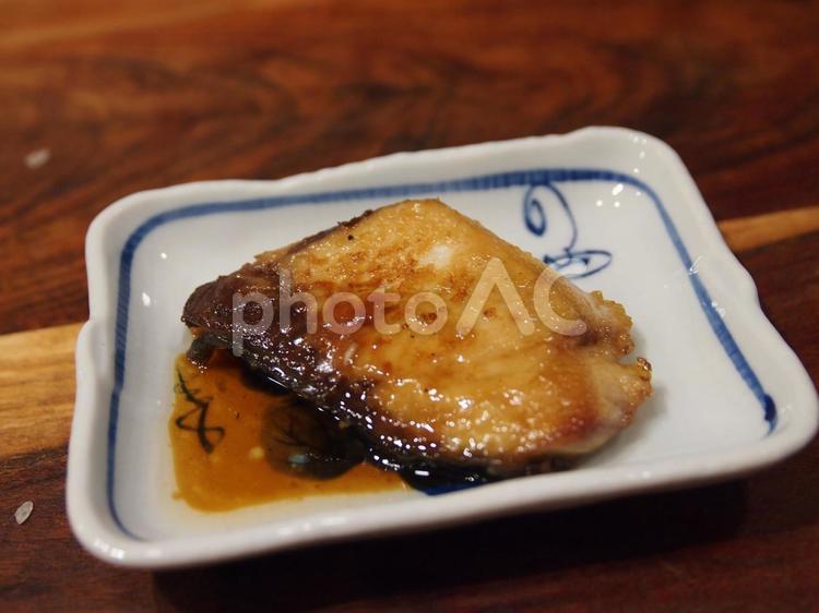 ぶりの照り焼き ぶり,照り焼き,魚の写真素材