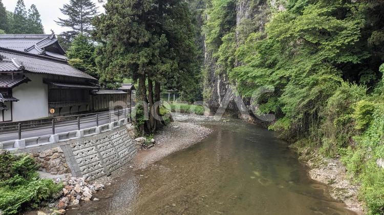 帝釈峡の美しい風景 帝釈峡,広島,自然の写真素材