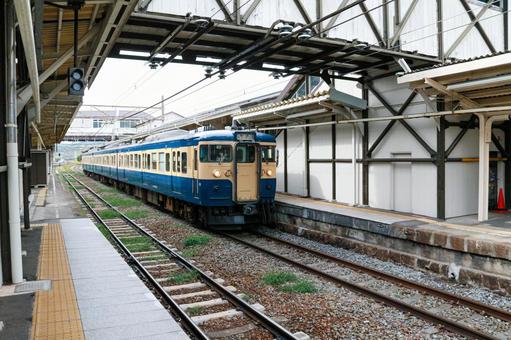 しなの鉄道 しなの鉄道 小諸駅,小諸,ローカル線の写真素材