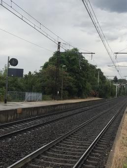 フランス リヨン 駅 フランス リヨン 駅 フランス,リヨン,郊外の写真素材