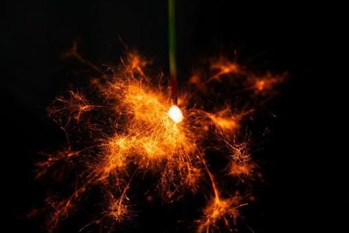 Photo, sparkler, spark, a poetry, 