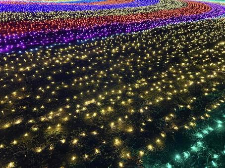 カラフルな電飾 テクスチャ,カラフル,電飾の写真素材