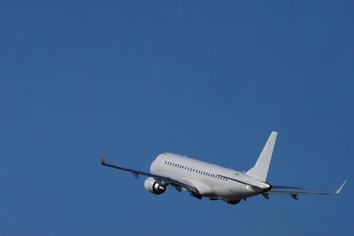 飛行機と青空 飛行機,青空,空の写真素材
