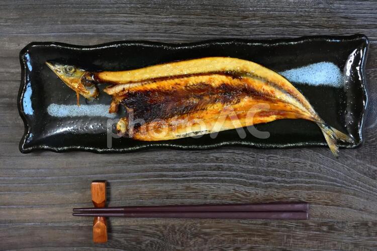 秋刀魚（さんま）の開き 秋刀魚,さんま,サンマの写真素材