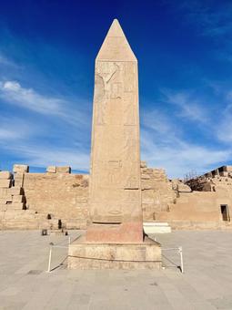 カルナック神殿 オベリスク カルナック神殿 オベリスク カルナック神殿,ラムセス2世,遺跡の写真素材