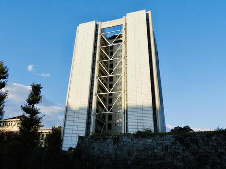 静岡県庁東館2 静岡県庁,静岡県,静岡市の写真素材