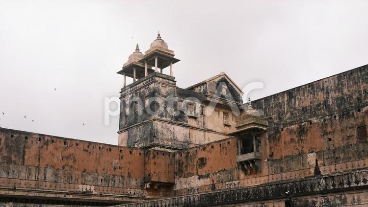 インド・ジャイプールのアンベール城内部 インド,ジャイプール,アンベール城の写真素材