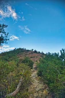 高御位山 播磨平野,山岳,平野の写真素材