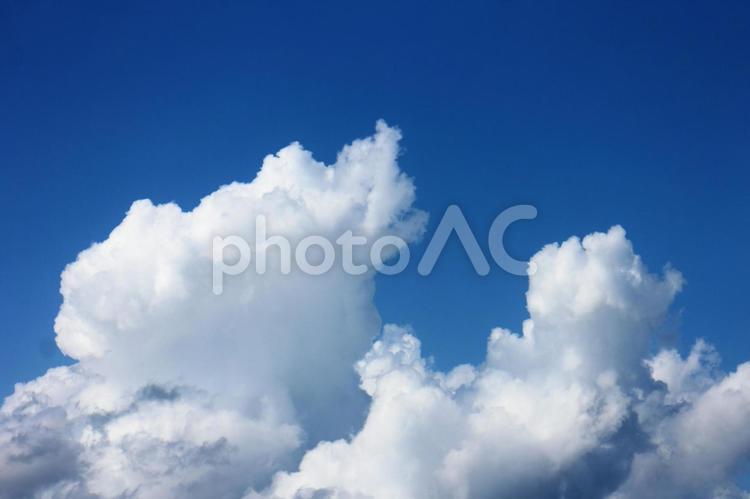 湧き上がる勢いのある雲 雲,湧く,湧き上がるの写真素材