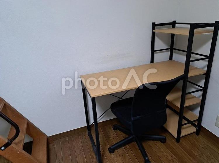 家具付きの部屋 勉強,机,部屋の写真素材