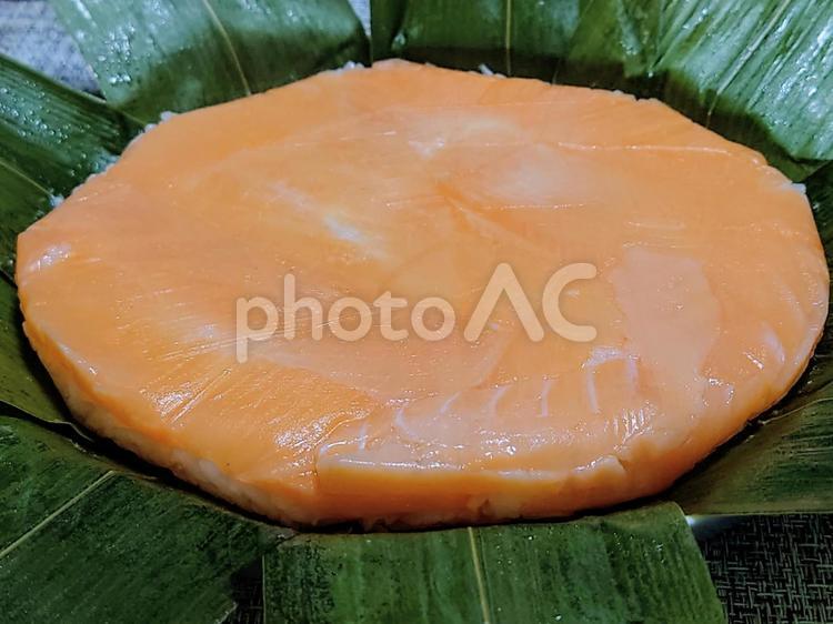 富山名物　ます寿司　② ます寿司,押し寿司,鱒の写真素材