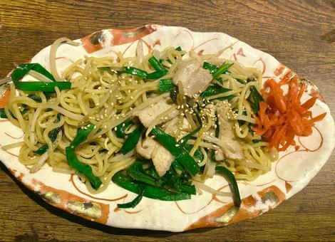 塩焼きそば 紅生姜 中華料理 塩焼きそば 紅生姜 中華料理 塩焼きそば,焼きそば,紅生姜の写真素材