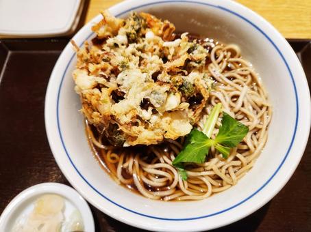 かき揚げ蕎麦 蕎麦,麺類,ランチの写真素材