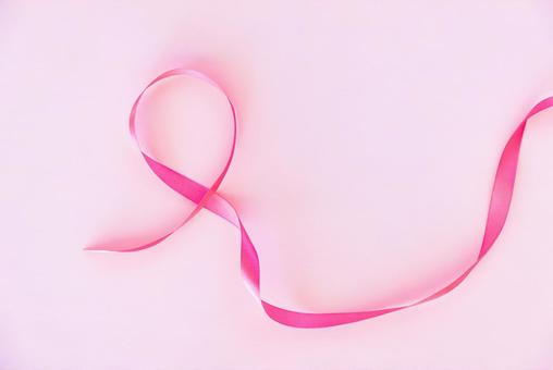 ピンクのリボン ピンクリボン,乳がん,啓発の写真素材