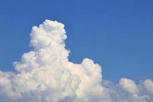 青空と入道雲 2 青空と入道雲 2 自然,背景,テクスチャの写真素材