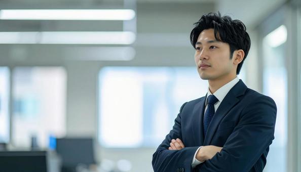 考える男性 考える男性の写真