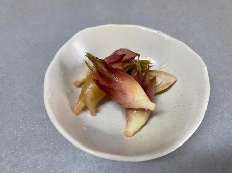 みょうがの甘酢漬け 茗荷 みょうが みょうがの甘酢漬け 茗荷 みょうがの写真