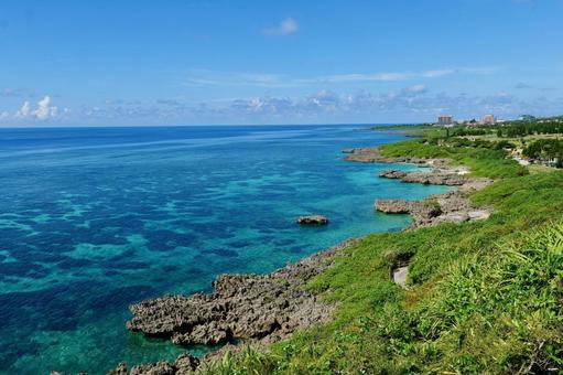 宮古島インギャーマリンガーデンの景色 宮古島インギャーマリンガーデンの景色 インギャーマリンガーデン,宮古島,夏の写真素材