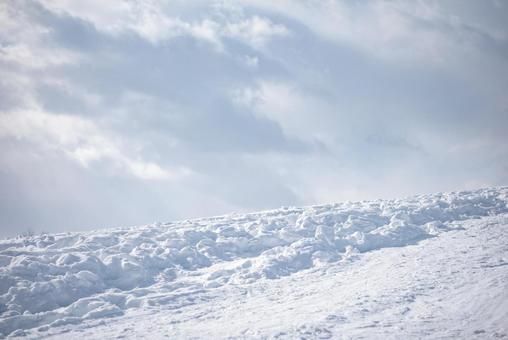 Photo, snow mountain, winter, storm, 