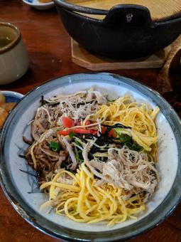 鶏飯 奄美大島,夏,春の写真素材