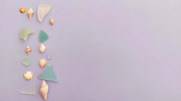 Shellfish and sea glass 002, JPG Shellfish and sea glass 002, shell, shellfish, sea glass, JPG