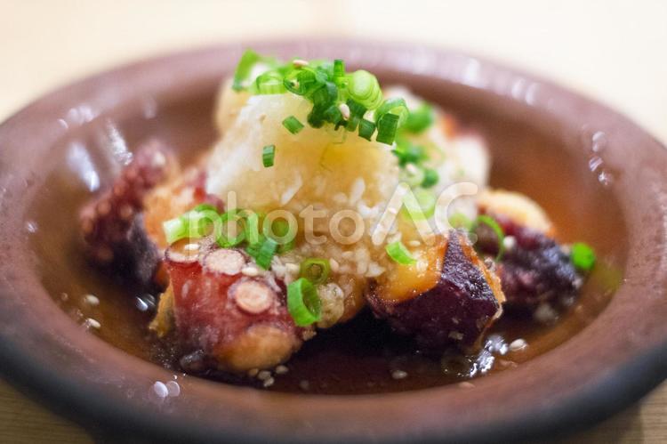 タコの唐揚げ大根おろし タコの唐揚げ,タコ,たこの写真素材