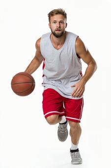 男性バスケットボール選手 男性バスケットボール選手の写真