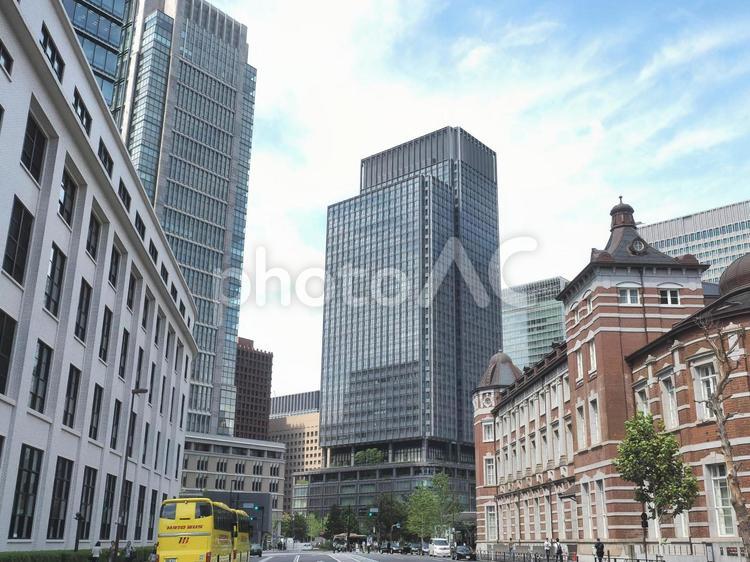 東京駅丸の内南口周辺 東京駅八重洲南口周辺,東京駅八重洲南口,東京駅丸の内南口の写真素材