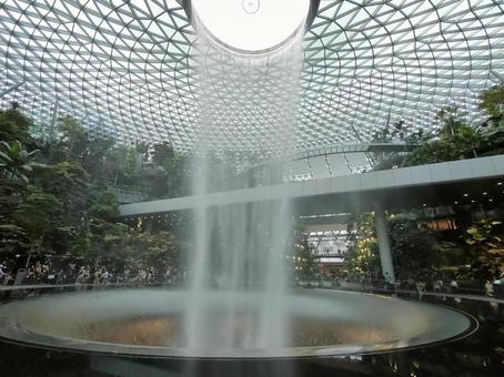 チャンギ空港 チャンギ空港,空港,豪華の写真素材