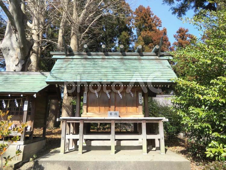 水戸市吉田神社の末社 末社,吉田神社,境内の写真素材