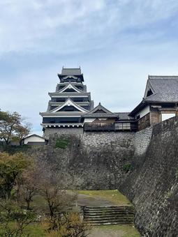 観光スポット 熊本城へ 観光スポット 熊本城へ 熊本城,日本三名城,歴史の写真素材
