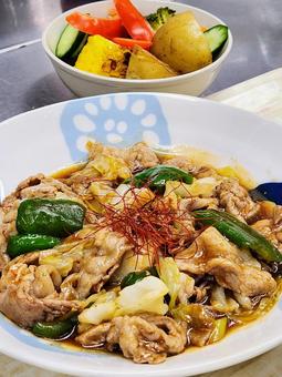 回鍋肉1 回鍋肉1 ホイコーロー,回鍋肉,中華料理の写真素材